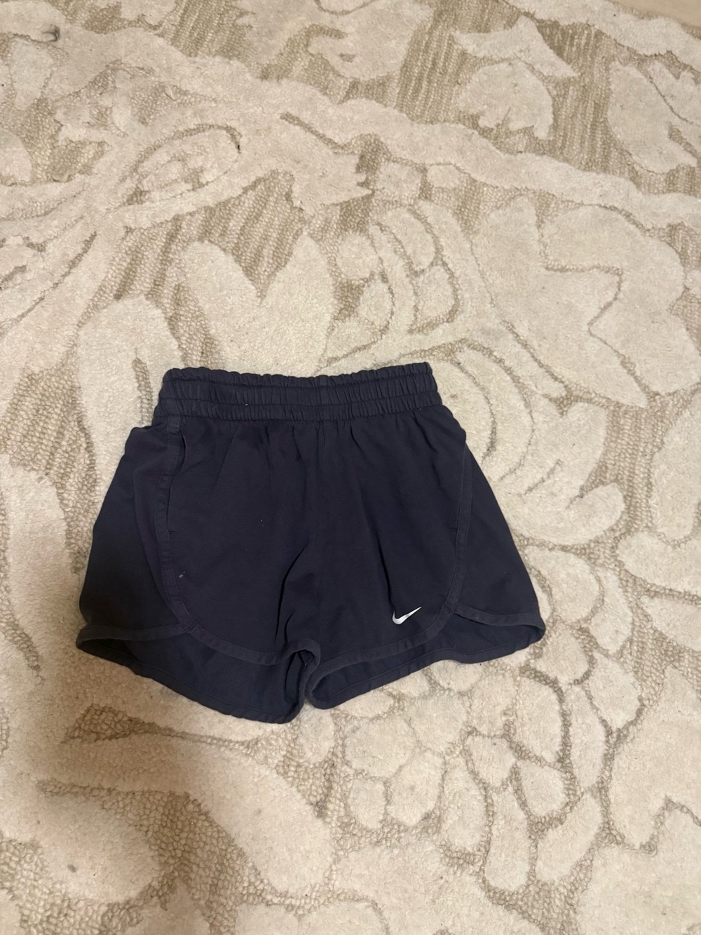 Nike Women's Black Cotton Athletic Running Shorts